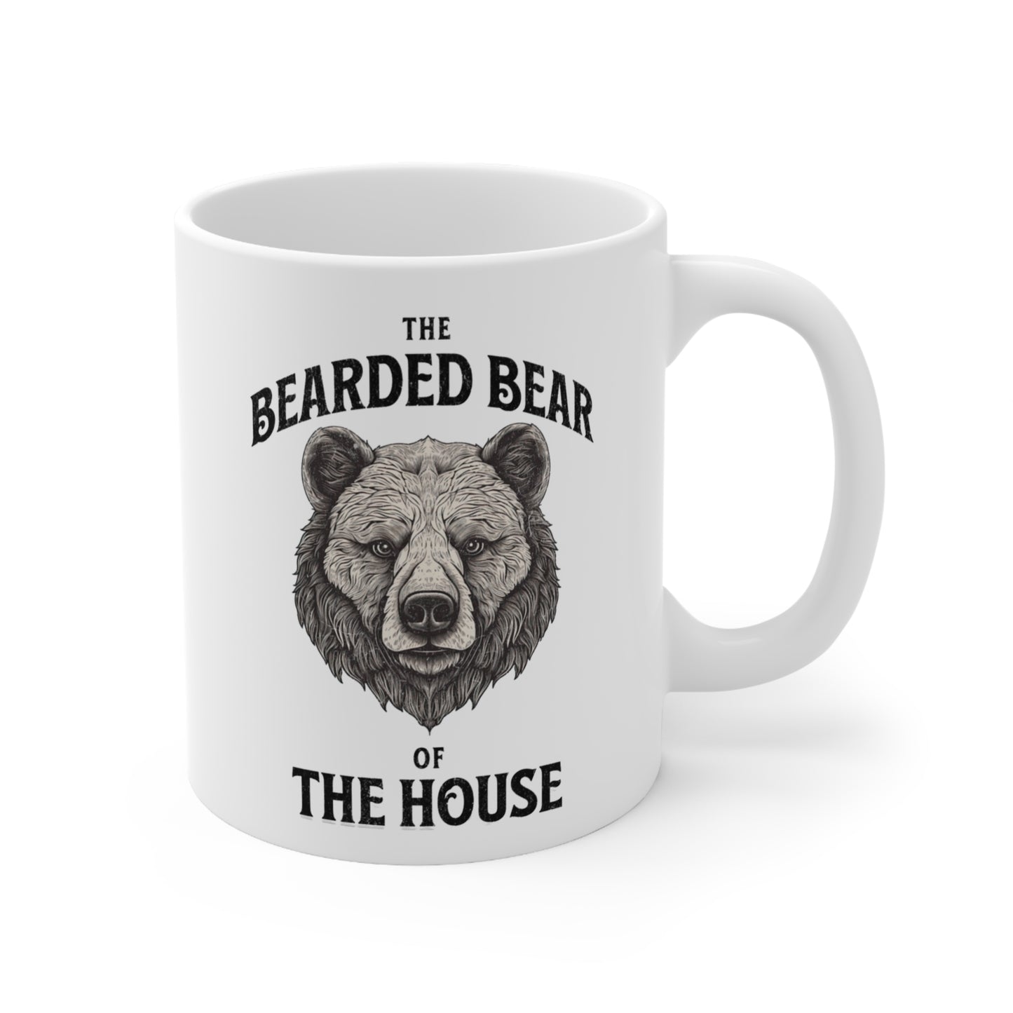 The Bearded Bear of the House Ceramic Coffee Mug
