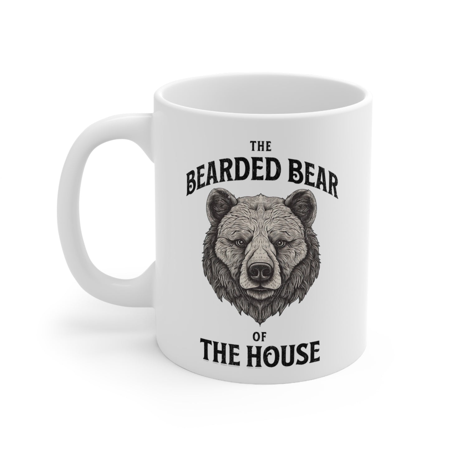 The Bearded Bear of the House Ceramic Coffee Mug