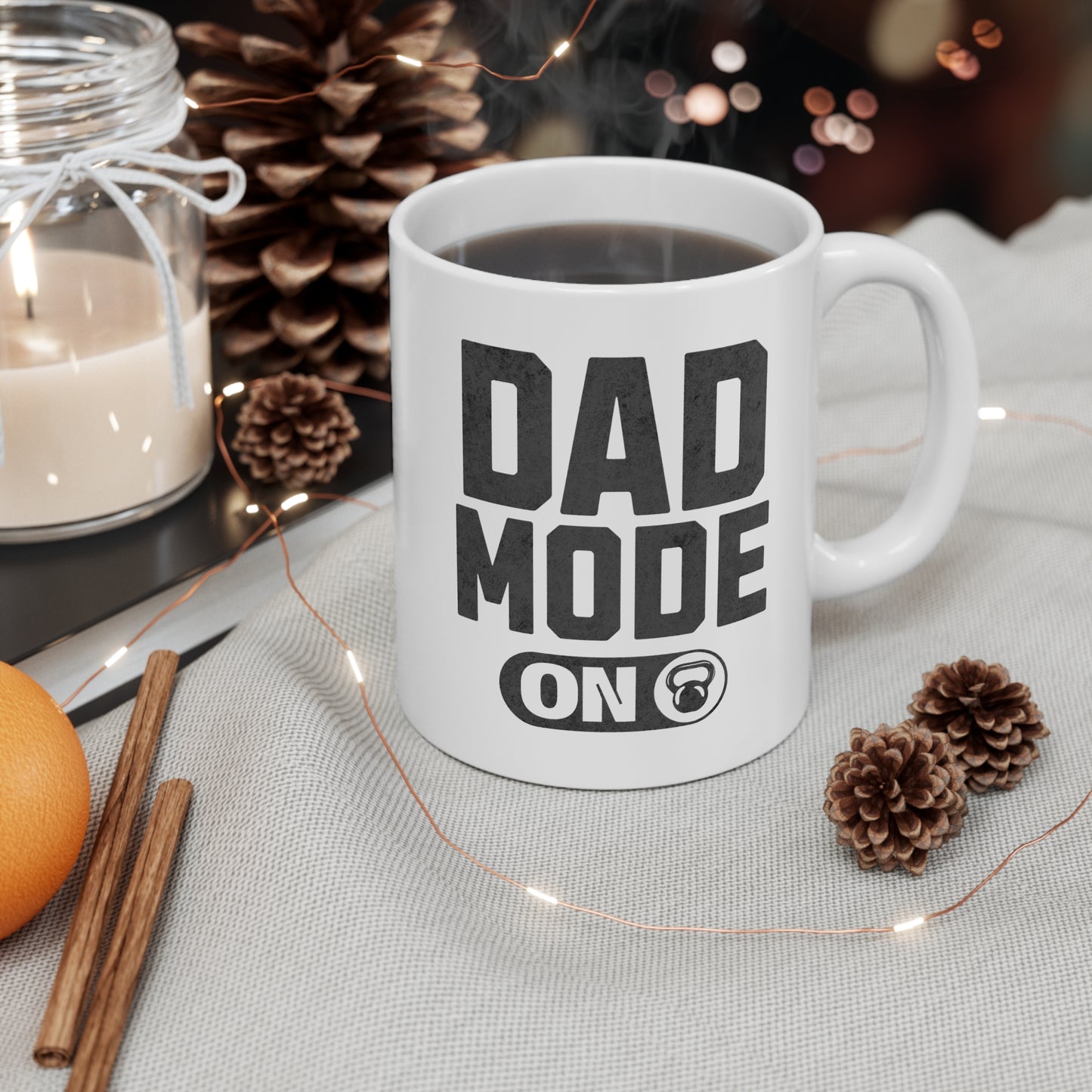 Dad Mode ON Mug — 11oz
