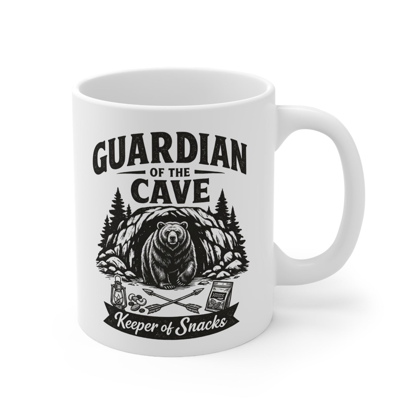 Guardian of the Cave & Keeper of Snacks Mug 11oz